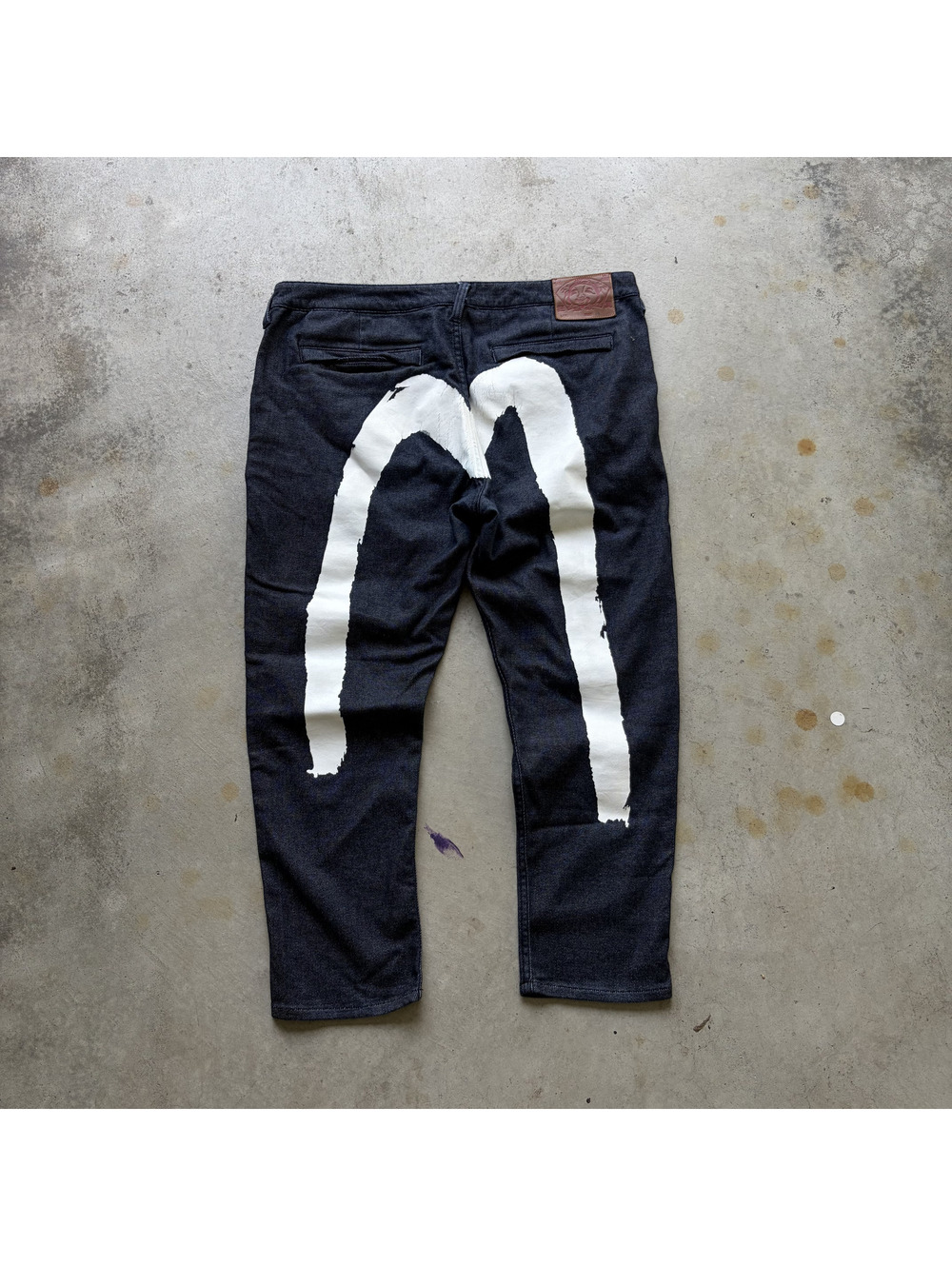 2000s Evisu Custom Made Denim Jeans Size 38 x 28